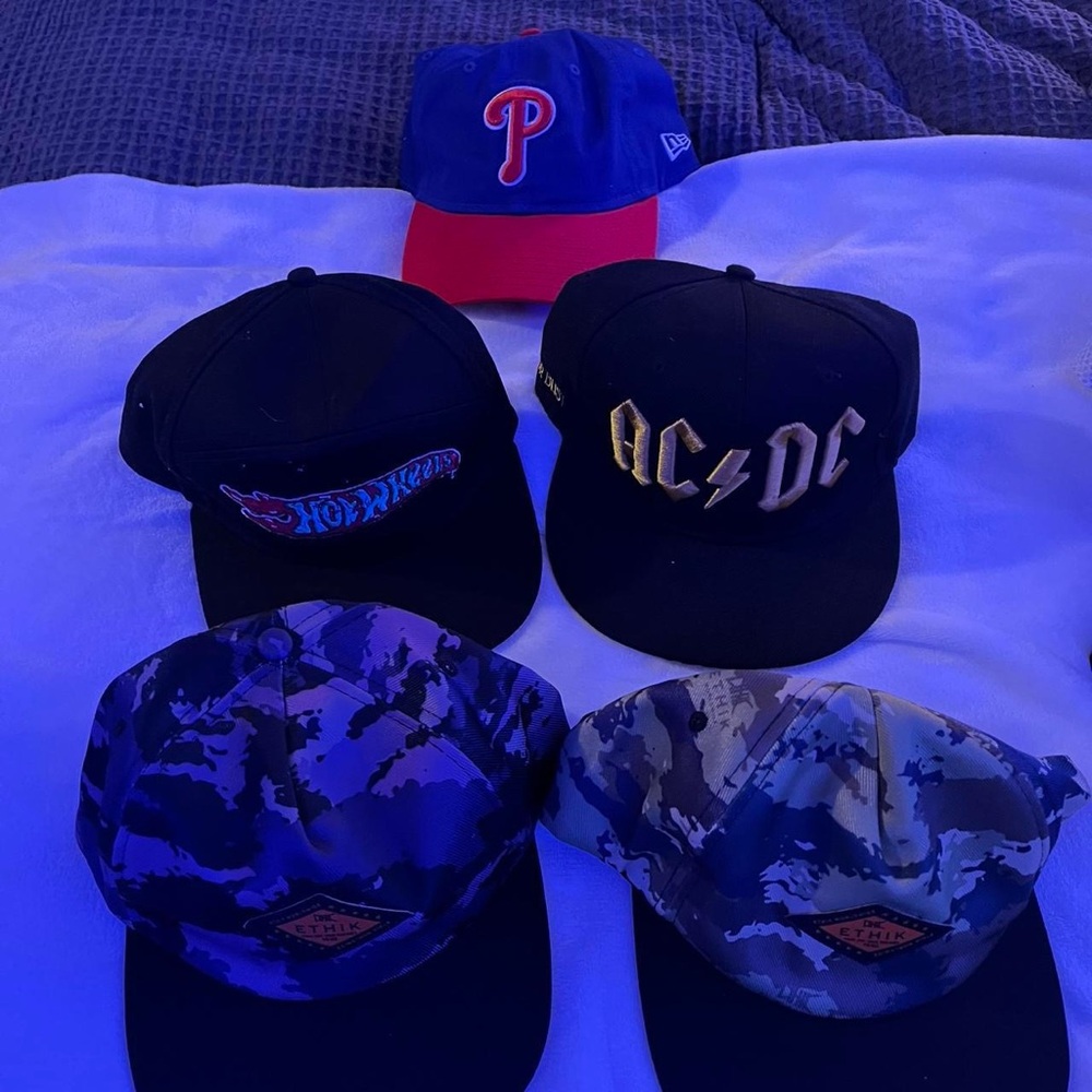 AC/DC Black and Gold Kids Hat